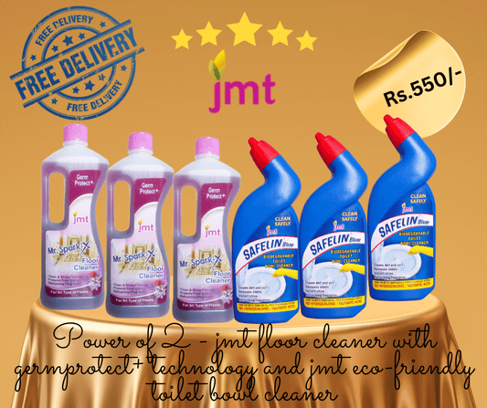 1500ml Eco-friendly Toilet Bowl Cleaner+1500ml GermProtect FloorCleaner + Free Shipping